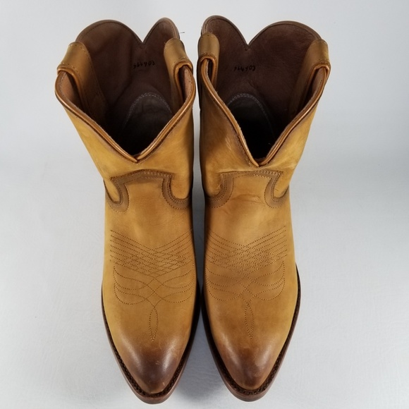 Frye Billy Short Western Leather Riding Boot - Picture 5 of 8